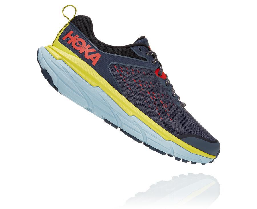 Chaussure Trail Hoka One One Challenger Atr 6 Homme - Bleu - REC-537169